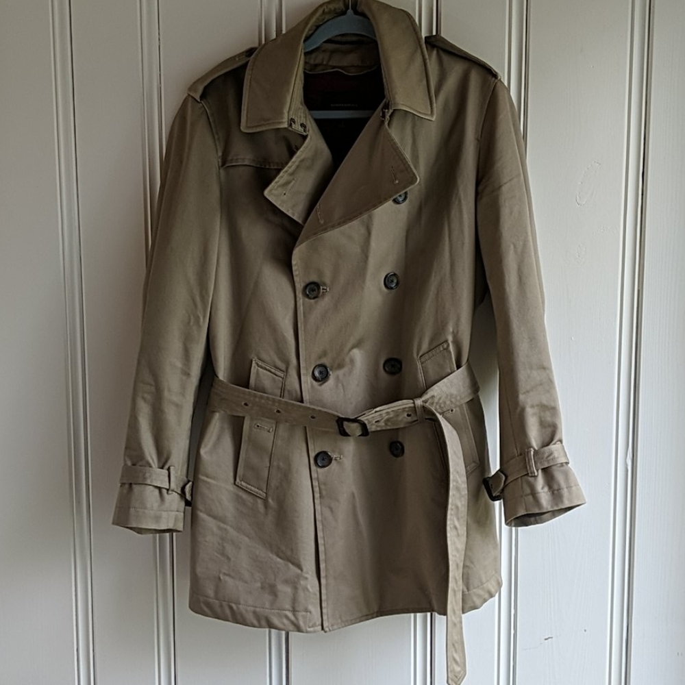 Banana Republic Men's Tan Trench Coat